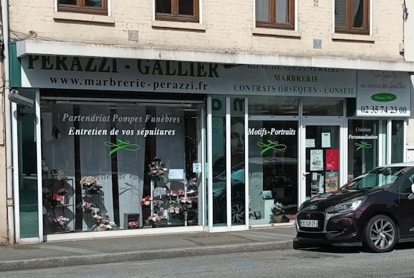 Photographie de la Pompes Funèbres Marbrerie Perazzi Gallier de Notre-Dame-de-Bondeville