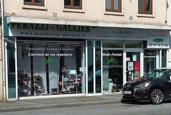 Photographie de la Pompes Funèbres Marbrerie Perazzi Gallier de Notre-Dame-de-Bondeville