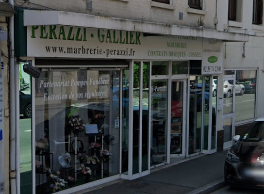 Photographie de la Pompes Funèbres Marbrerie Perazzi Gallier de Notre-Dame-de-Bondeville