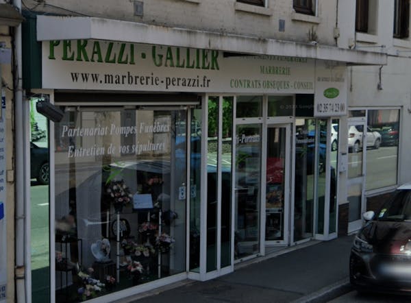 Photographie de la Pompes Funèbres Marbrerie Perazzi Gallier de Notre-Dame-de-Bondeville