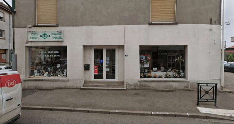 Photographie de la Pompes Funèbres Pinheiro de Dieuze