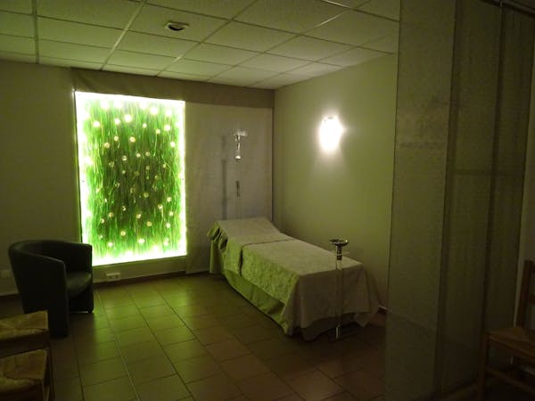 Photographie d'un premier salon de DELSIGNE 