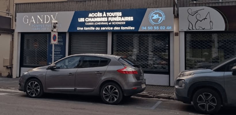 Photographie de la GANDY Pompes Funèbres Marbrerie de Cluses