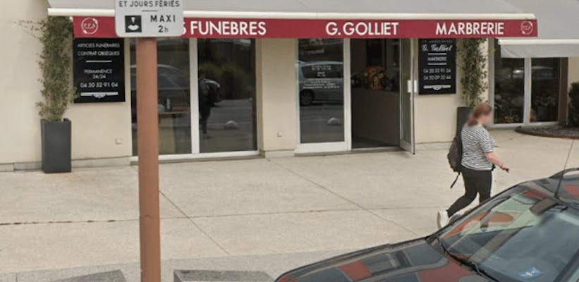 Photographie de la Pompes Funèbres Anneciennes G.GOLLIET de Pringy