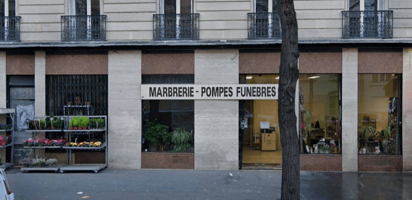 Photographie de la Pompes Funèbres Montmartre Lescarcelle de Paris 18
