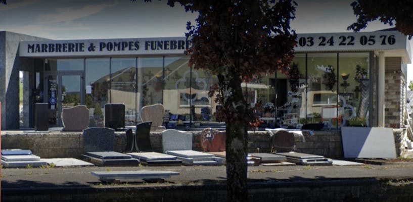 Photographie de la Pompes Funèbres Marbrerie du Mont Tilleul de Carignan