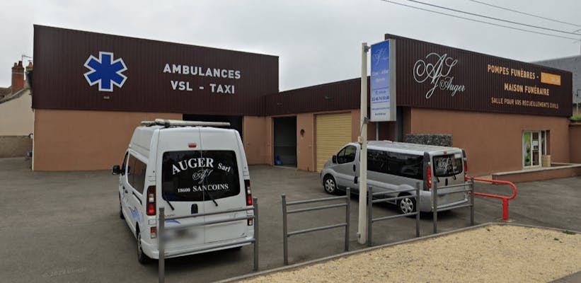Photographie de la Pompes Funèbres Auger de Sancoins