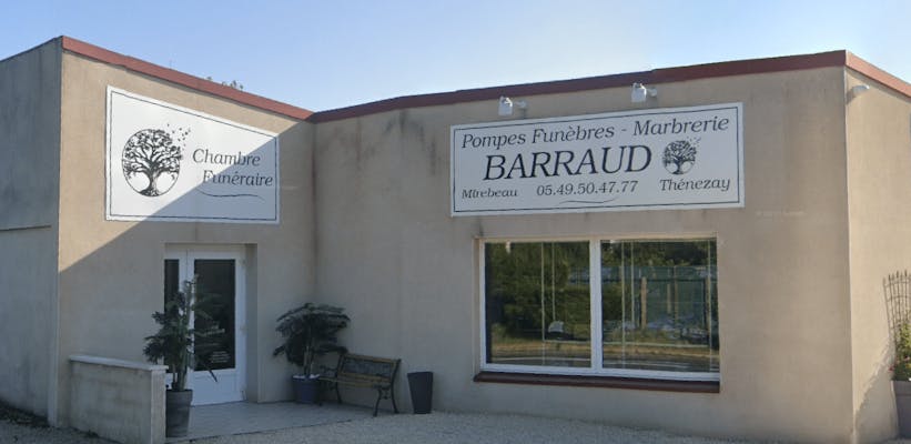 Photographie de la Pompes Funèbres Barraud de Mirebeau