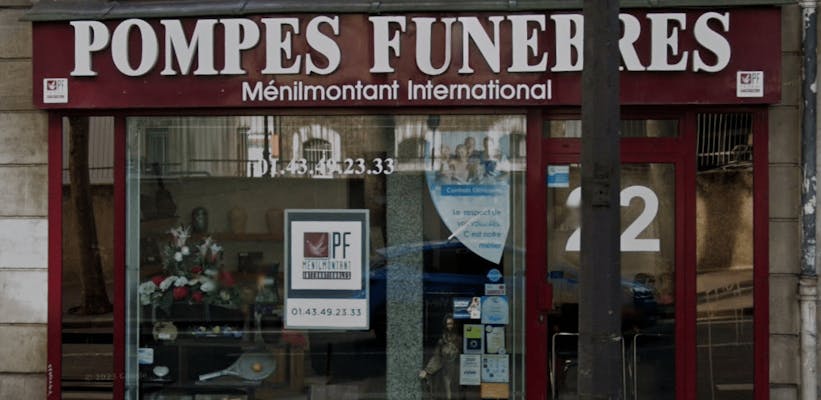 Photographie de la Pompes Funèbres Menilmontant Internationales de Paris