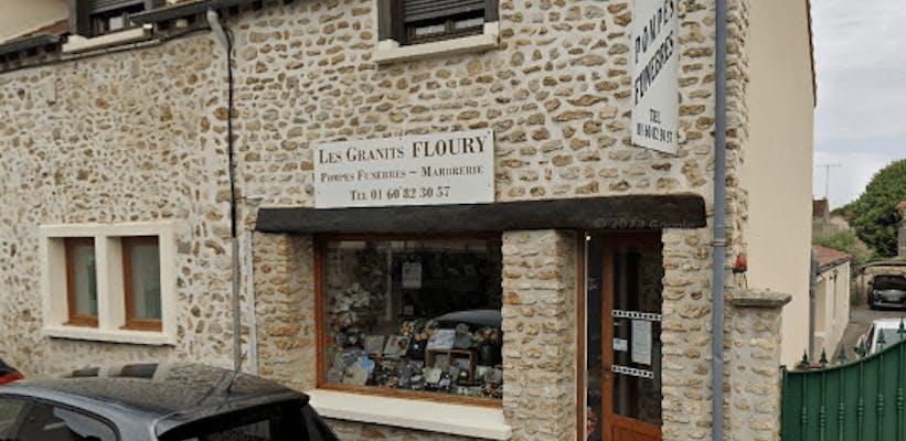 Photographie de la Pompes Funèbres Marbrerie Les Granits Floury de Lardy