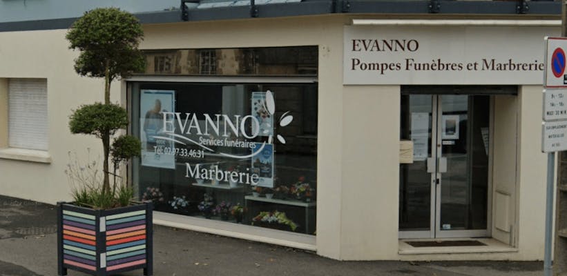 Photographie de Pompes Funèbres EVANNO et Marbrerie LA PRADENE de Riantec