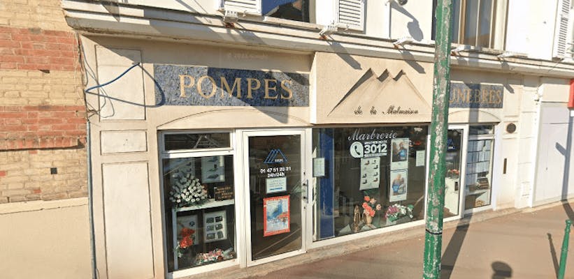 Photographie de la Pompes Funèbres de la Malmaison de Rueil-Malmaison