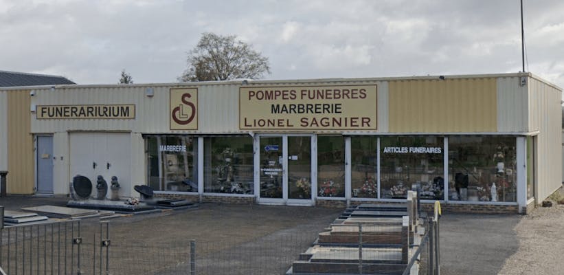 Photographie de la Pompes Funèbres et Marbrerie Lionel Sagnier de Halloy