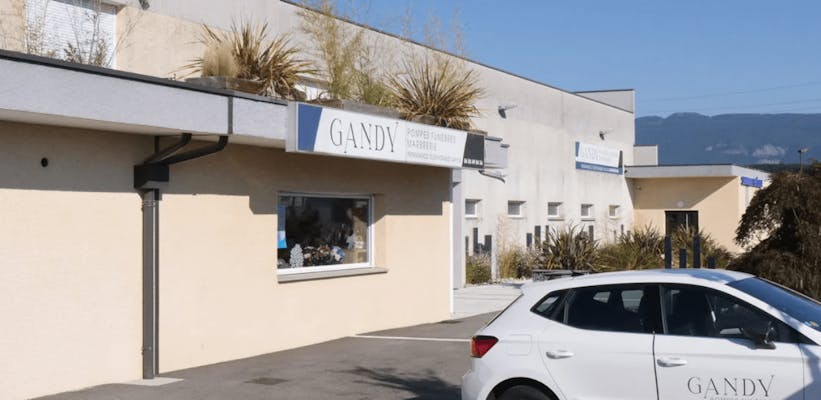 Photographie de la GANDY Pompes Funèbres et Marbrerie de Viry