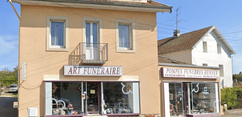Photographie de la Pompes Funèbres Henner de Grandvillars