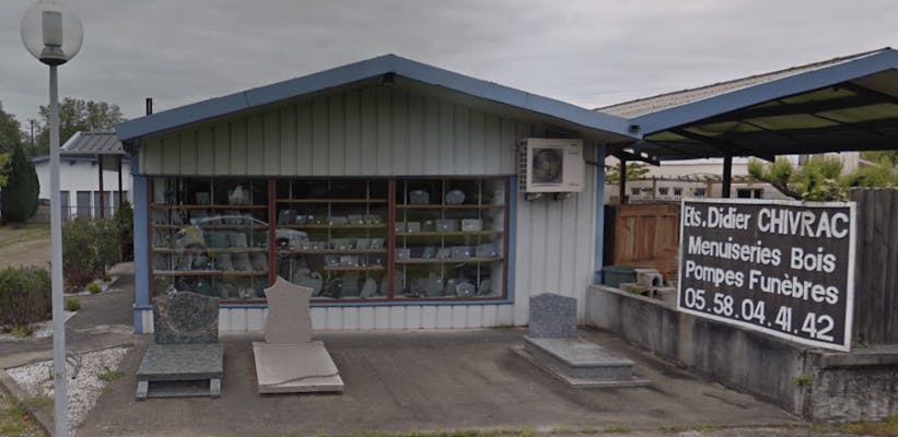 Photographie de la Pompes Funèbres Galbrun-Heslot de Labouheyre