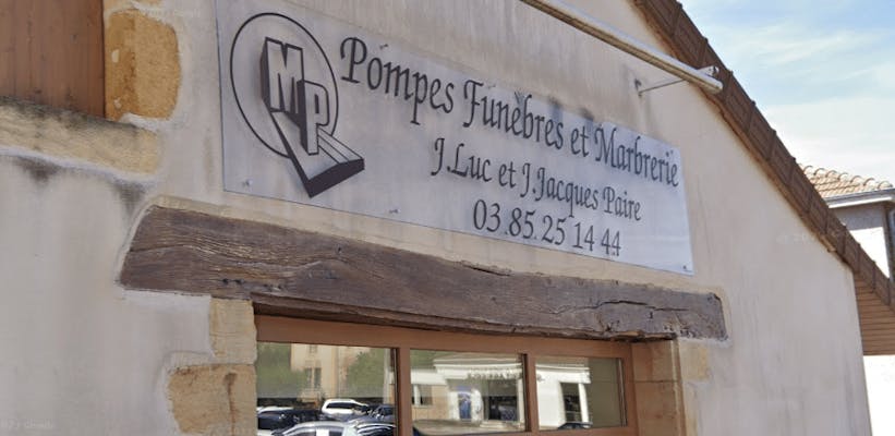 Photographie de la Pompes Funèbres Paire de Marcigny