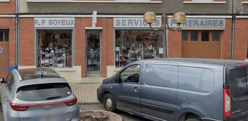 Photographie de la Pompes Funèbres Soyeux de Tergnier