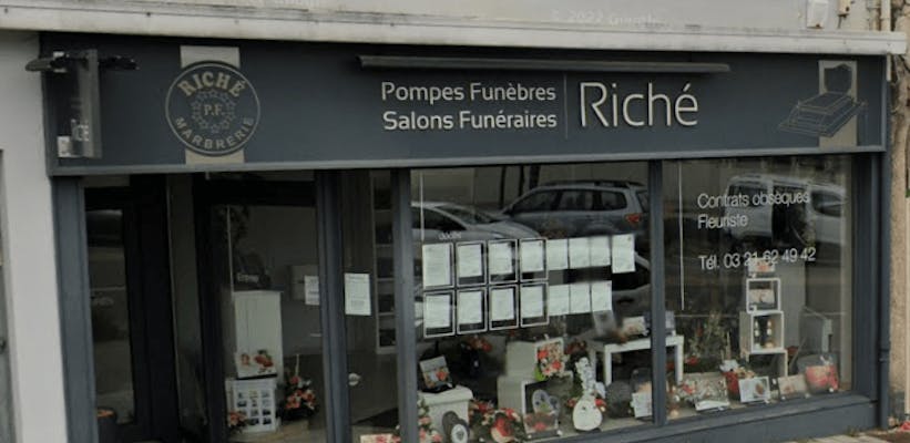 Photographie de la Pompes Funèbres Marbrerie Riché de Bruay-la-Buissière