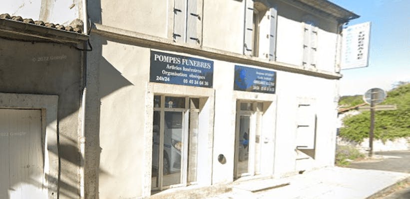 Photographie de la Pompes Funèbres Montmoreau de Montmoreau-Saint-Cybard