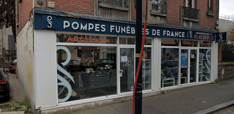 Photographie de la Pompes funèbres de France de Cachan