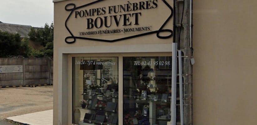 Photographie de la Pompes Funèbres Bouvet de Sablé-sur-Sarthe