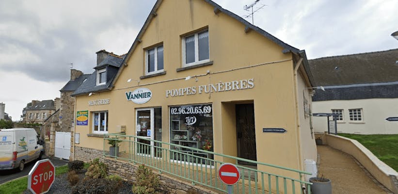 Photographie de la Pompes Funèbres Vannier Legrand de Plouézec