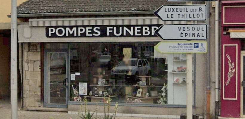 Photographie de la Pompes Funèbres Gourbeyre de Lure