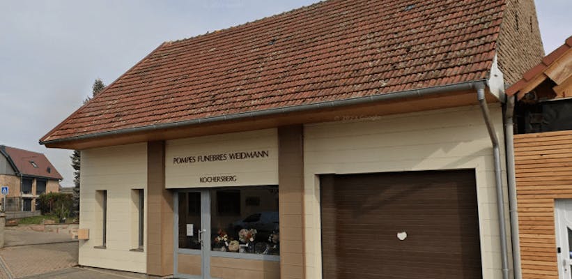 Photographie de la Pompes Funèbres WEIDMANN de Schnersheim