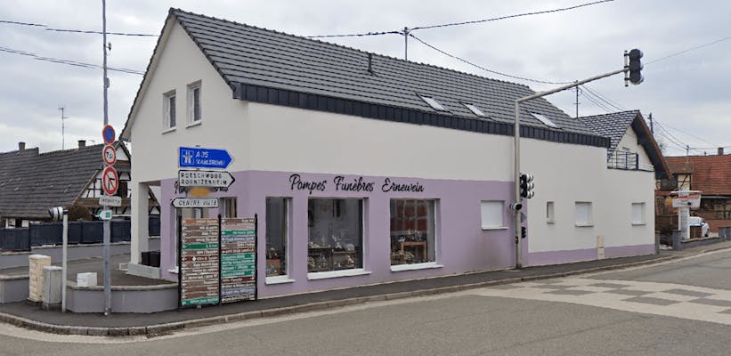 Photographie de la Pompes Funèbres ERNEWEIN et Fils de Soufflenheim