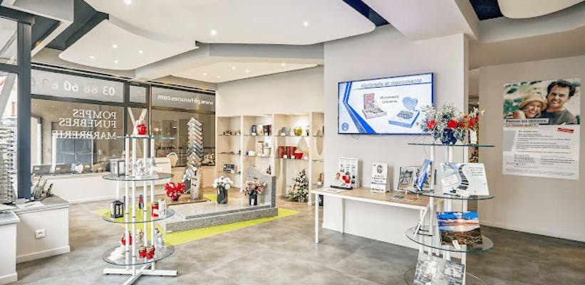 Photographie de la Pompes Funèbres Publiques & Marbrerie – Agence Rhénanes de Schiltigheim