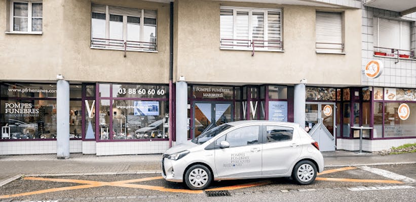 Photographie de la Pompes Funèbres Publiques & Marbrerie – Agence Rhénanes de Schiltigheim