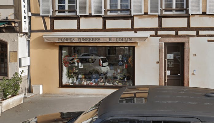 Photographie de la Pompes Funèbres R. Collin de Sélestat