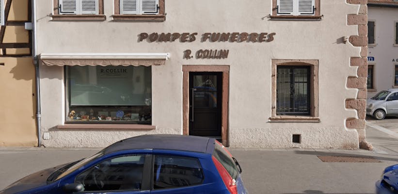 Photographie de la Pompes Funèbres R. Collin de Sélestat