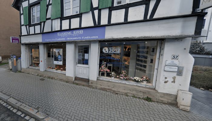 Photographie de la Pompes Funèbres et Marbrerie Erb de Schiltigheim