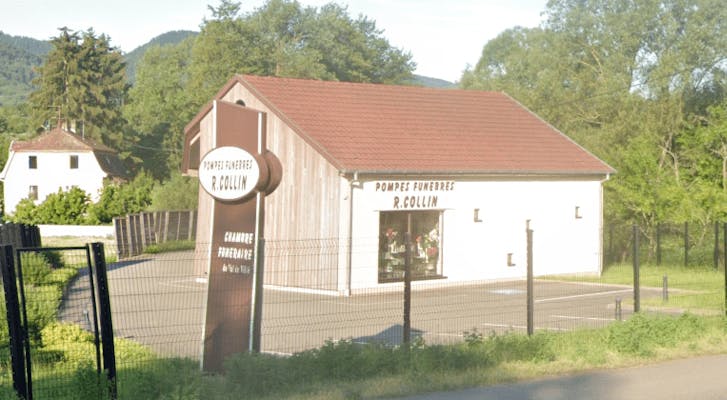 Photographie de la Pompes Funèbres R. Collin de Triembach-au-Val