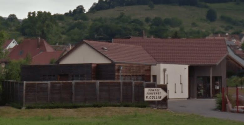 Photographie de la Pompes Funèbres R. Collin de Triembach-au-Val