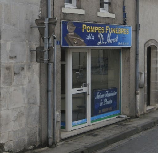 Photographie de la Pompes Funèbres Ets Hervoit de Segonzac