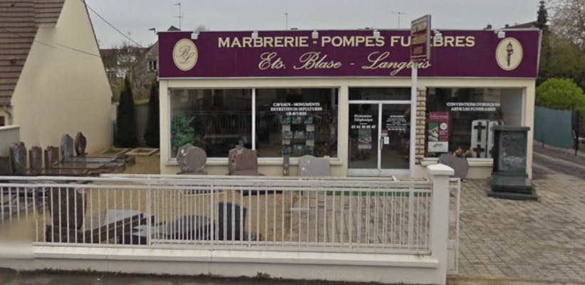 Photographie de la Pompes funèbres Marbrerie Langlois & Blase Langlois de Compiègne