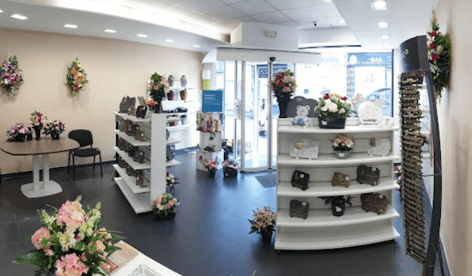 Photographie de la Pompes Funèbres Hainaut-Briet de Wingles