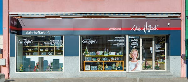 Photographie de la Pompes Funèbres - Marbrerie Alain Hoffarth de Wittelsheim