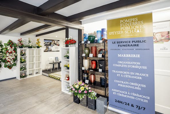 Photographie de la Pompes Funèbres Marbrerie Speyser-Schaal de Geispolsheim