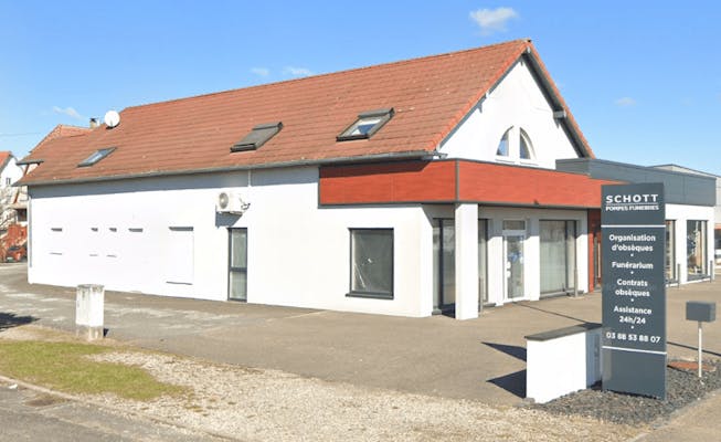 Photographie de la Pompes Funèbres Schott d'Oberhoffen-sur-Moder