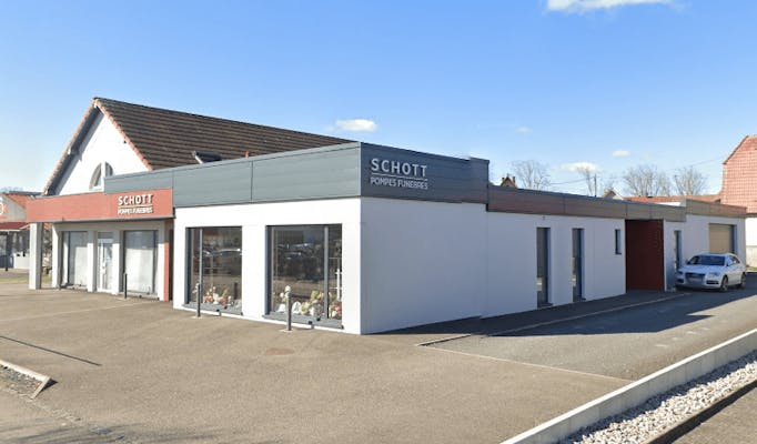 Photographie de la Pompes Funèbres Schott d'Oberhoffen-sur-Moder