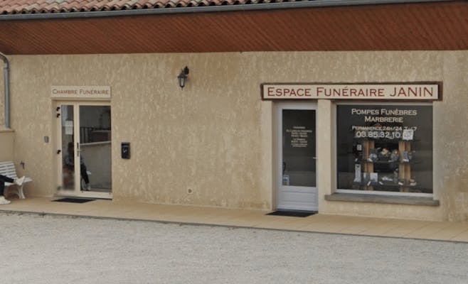 Photographie de la Pompes Funèbres et Marbrerie Janin de L'Abergement-de-Cuisery