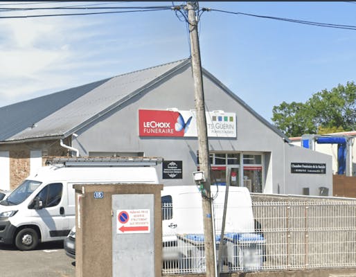 Photographie de la Pompes Funèbres Guérin de Couëron