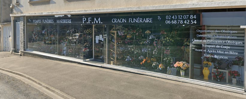 Photographie de la Pompes Funèbres Marbrerie Craon Funéraire de Craon