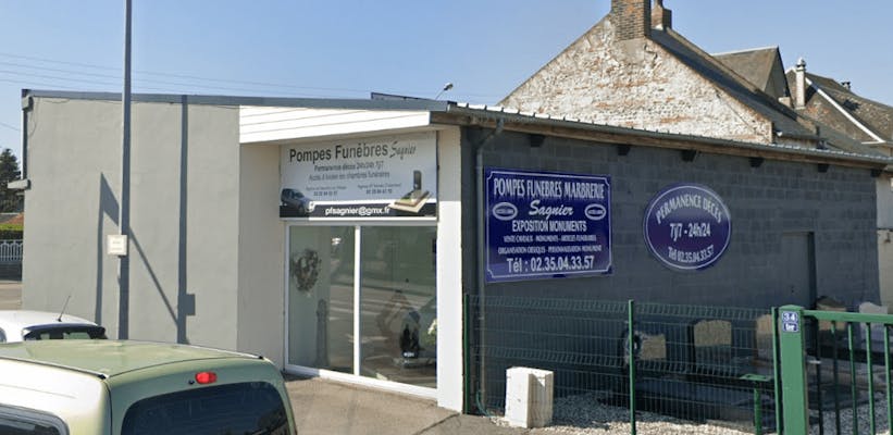 Photographie de la Pompes Funèbres SAGNIER de Dieppe