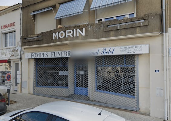 Photographie de la Pompes Funèbres Renaud-Belot de Saujon