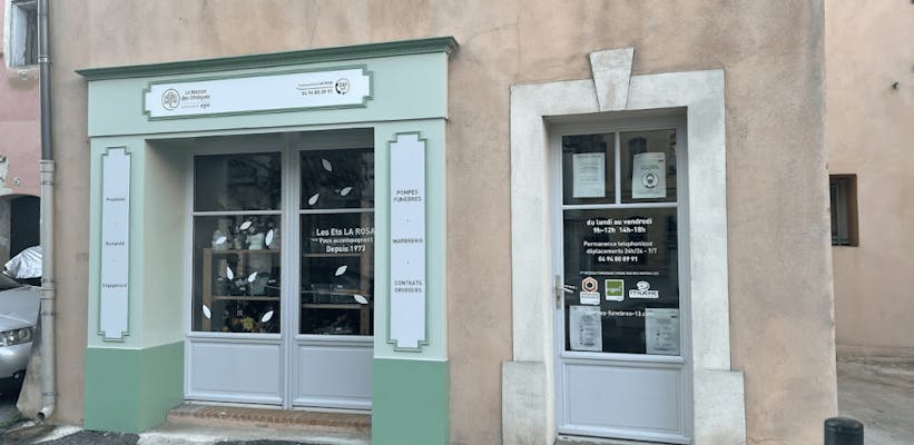 Photographie de la Pompes Funèbres La Maison des obsèques Ets. La Rosa de Saint-Maximin-la-Sainte-Baume